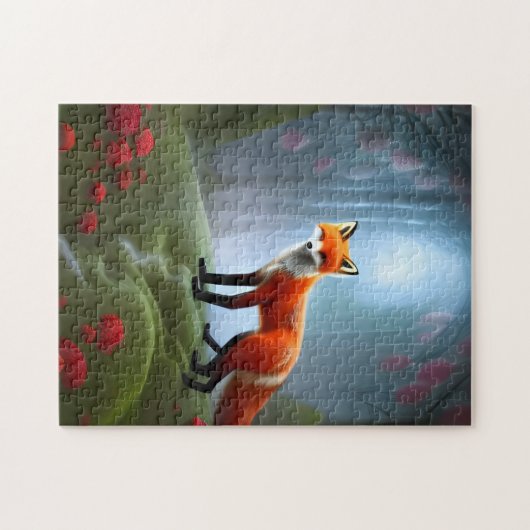 Leuke vos puzzel legpuzzel (Horizontaal)