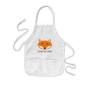 Leuke vosschort voor kinder   personalizable schort