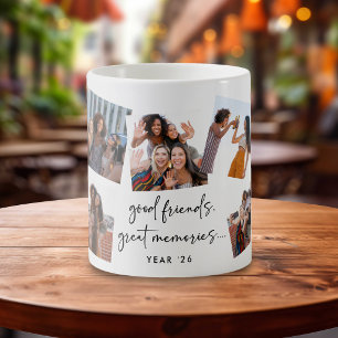 Leuke vriendenfoto collage cadeau koffiemok