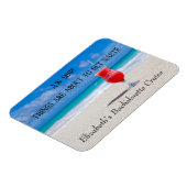 Leuke vrijgezellen meisjesreis groep strand magneet (Linkerzijde)