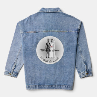 Leuke vrijgezellenfeest denim jas denim jacket
