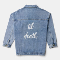 Leuke vrijgezellenfeest denim jas
