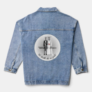 Leuke vrijgezellenfeest spijkerjasje denim jacket