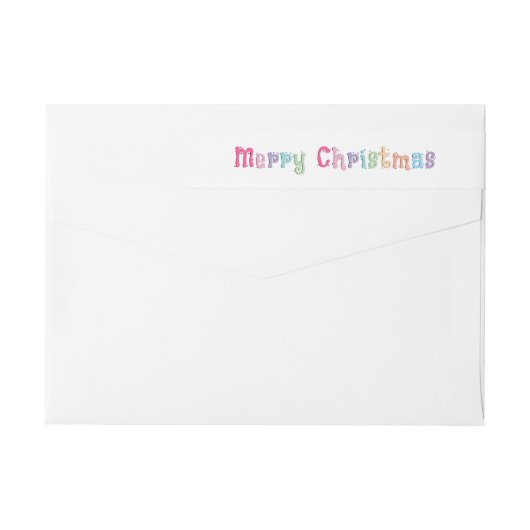 Leuke vrolijke kerst Multicolor (Achterkant)