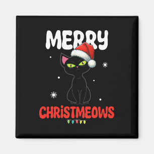 Leuke Vrolijke Kerstpoesjes Jolly Kat Kerst Kinder Magneet