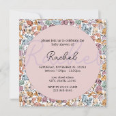 leuke vrouw baby shower kaart (Voorkant)