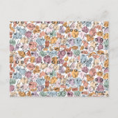 leuke vrouw feministe briefkaart (Achterkant)