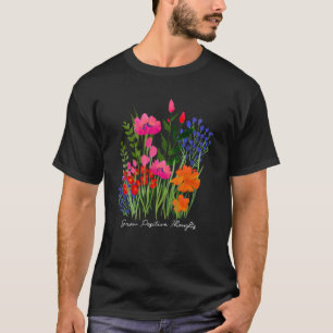 Leuke vrouwen groeien positieve gedachten inspirer t-shirt