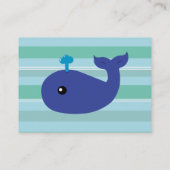 Leuke walvis Visitekaartjes (Achterkant)