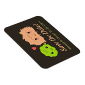 Leuke Wasabi en Ginger Bruiloft Save the Date Magneet (Rechterzijde)