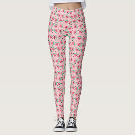 Leuke Watermeloen Slice Patroon Zomer Vibes Leggings