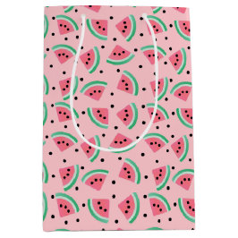 Leuke Watermeloen Slice Patroon Zomer Vibes Medium Cadeauzakje
