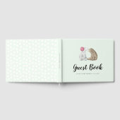 Leuke waterverf beren Baby shower Gastenboek (Volledig)