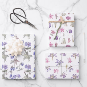Leuke Waterverf Bloemen Bloemen Bloemen Tuin Cadea Inpakpapier Vel