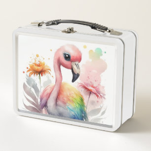 Leuke Waterverf Flamingo Baby