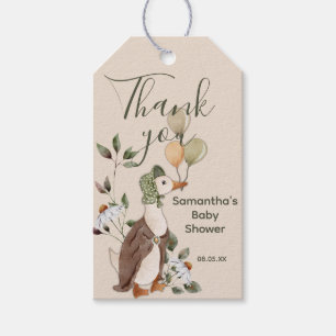 Leuke Waterverf Moeder Gans Dank je wel Favor Cadeaulabel