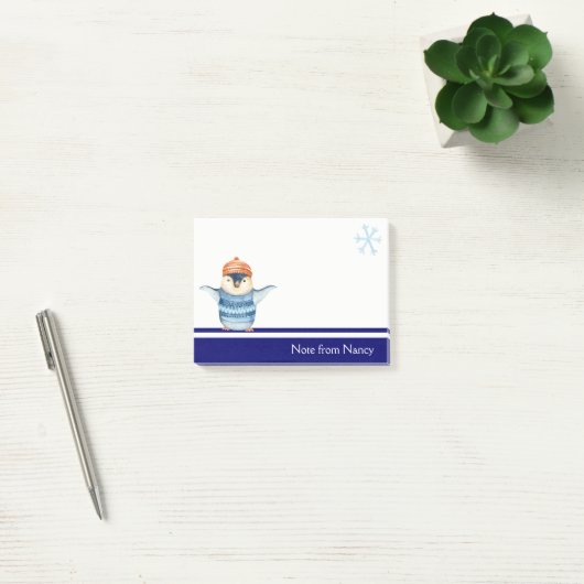 Leuke Waterverf Pinguïn Post-it® Notes (Kantoor)