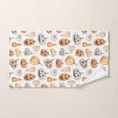 Leuke Waterverf pompoenpatroon Bad Handdoek (Handdoek)