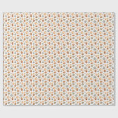 Leuke Waterverf pompoenpatroon Cadeaupapier (Vlak)