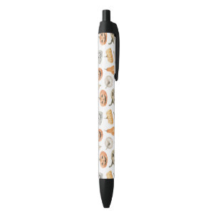 Leuke Waterverf pompoenpatroon Zwarte Inkt Pen
