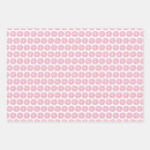 Leuke Waterverf Roze Sprinkle Donuts Patroon Inpakpapier Vel (Voorkant)