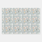 Leuke Waterverf walvis dolfijn en pastel ballon Inpakpapier Vel (Voorkant 3)