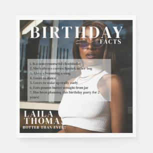 Leuke weetjes Foto Verjaardagsfeest Tijdschrift Co Servet