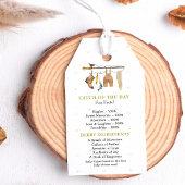 Leuke weetjes Visser Derby Baby Shower Bedankt Cadeaulabel