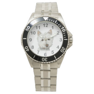 Leuke Westie Dog Art Watch Horloge