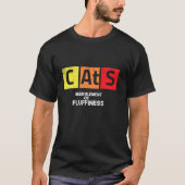 Leuke Wetenschap Chemie Nerd Kat Grappige Kerstmis T-shirt (Voorkant)