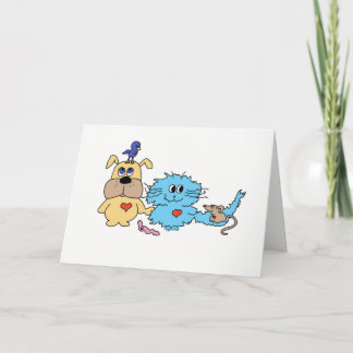 Leuke wezens Notecard Kaart