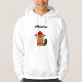 Leuke Whistler Canada Bever met Maple Leaf Hoodie (Voorkant)