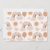 Leuke Wild & Onederful 1e Verjaardag Foto Kaart (Achterkant)