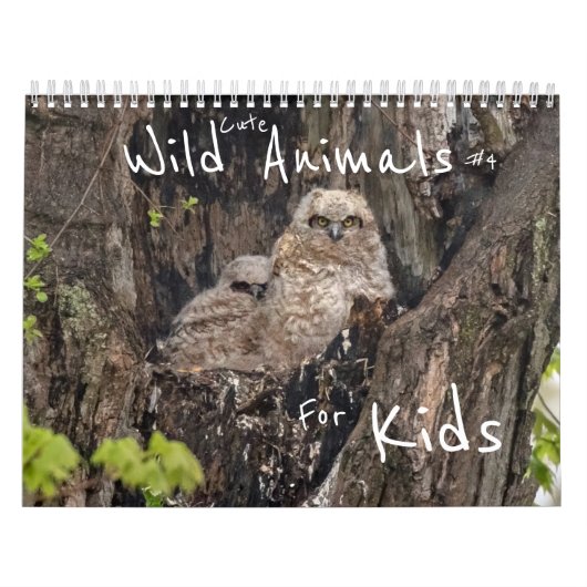 Leuke wilde dieren voor kinderen #4 kalender (Hoes)