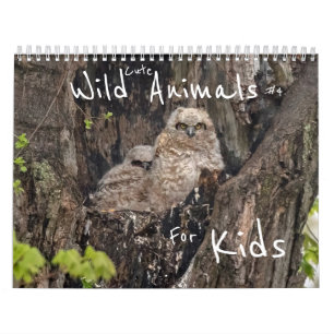 Leuke wilde dieren voor kinderen #4 kalender