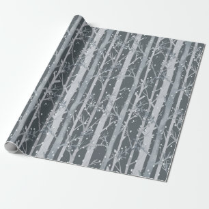Leuke Winter Bos Kerstmis Cadeaupapier