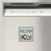 Leuke Wisconsin Penguin Magnet Gift Magneet (Insitu (Vaatwasser))