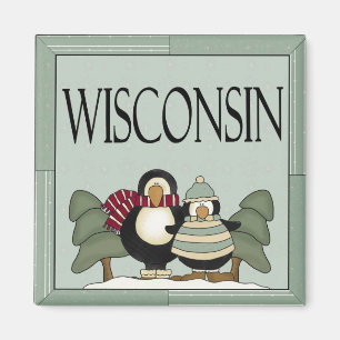 Leuke Wisconsin Penguin Magnet Gift Magneet