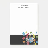 Leuke Wiskunde het enige onderwerp dat telt Post-it® Notes (Voorkant)