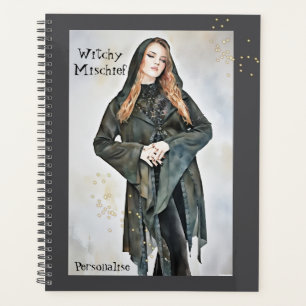 Leuke Witchy Quote Grey Journal Planner