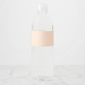 Leuke witte eenhoorn roze waterfles etiket (Achterkant)
