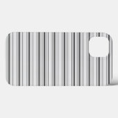 Leuke witte grijze strepen Case-Mate iPhone case (Achterkant (horizontaal))