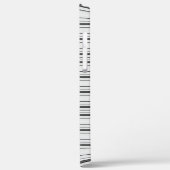Leuke witte grijze strepen Case-Mate iPhone case (Achterkant / Links)