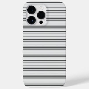 Leuke witte grijze strepen Case-Mate iPhone 14 pro max hoesje