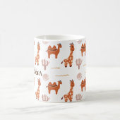 Leuke witte Speelgoed Dierlijke Cactus Camel Llama Koffiemok (Center)