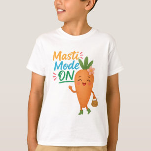 Leuke Wortel Masti Modus AAN Kids T-Shirt Pret