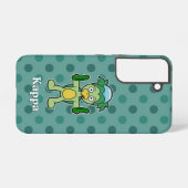 Leuke Yokai Kappa met komkommers Samsung Galaxy Hoesje (Achterkant horizontaal)