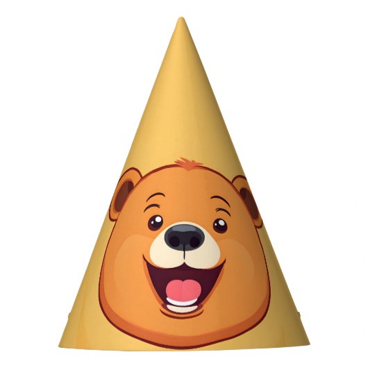 Leuke Zebra Face safari dierentuin Wild oerwoud Ve Feesthoedjes (Voorkant)