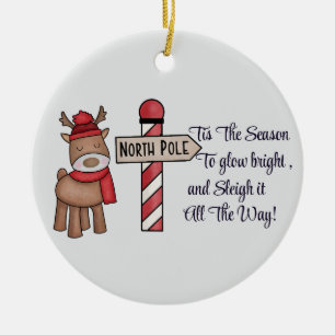 Leuke zeemeermin kerstversiering keramisch ornament