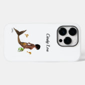 Leuke zeemeermin met zeepaardjes mobiele telefoon  Case-Mate iPhone case (Achterkant (horizontaal))